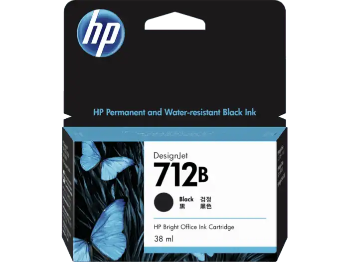 Mực in HP 712B 38-ml Black DesignJet Ink Cartridge (3ED28A)