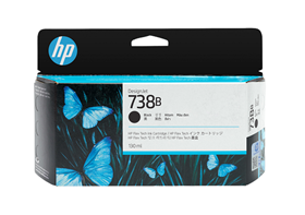 Mực in HP 738B 130-ml Black DesignJet Ink Cartridge (498P2A)