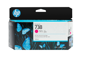 Mực in HP 738 130-ml Magenta DesignJet Ink Cartridge (498N6A)